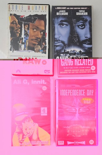 Vhs video cassette bundle - video,