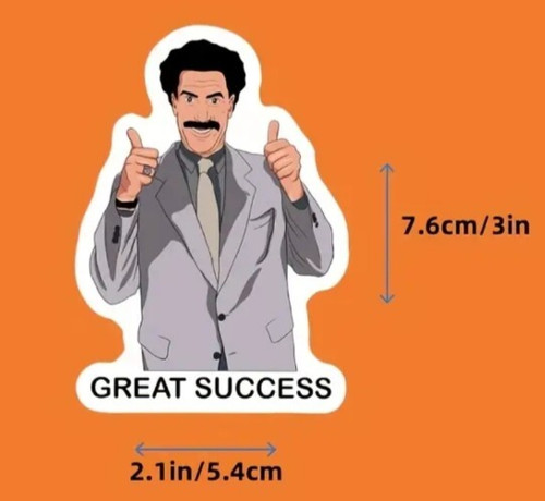 Borat vinyl decal sticker